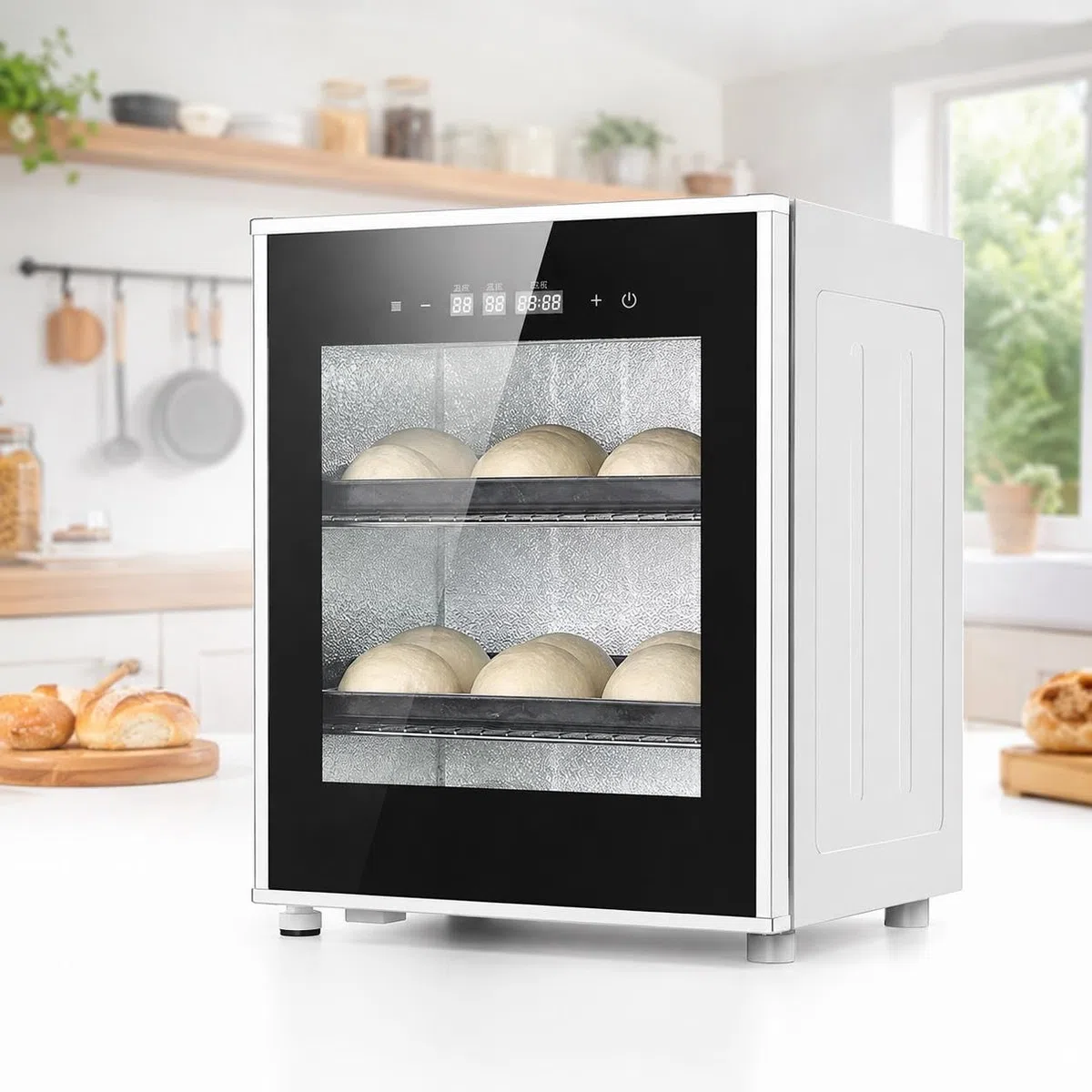 Gärschrank aus Edelstahl, 40 l Volumen mit Memory-Funktion